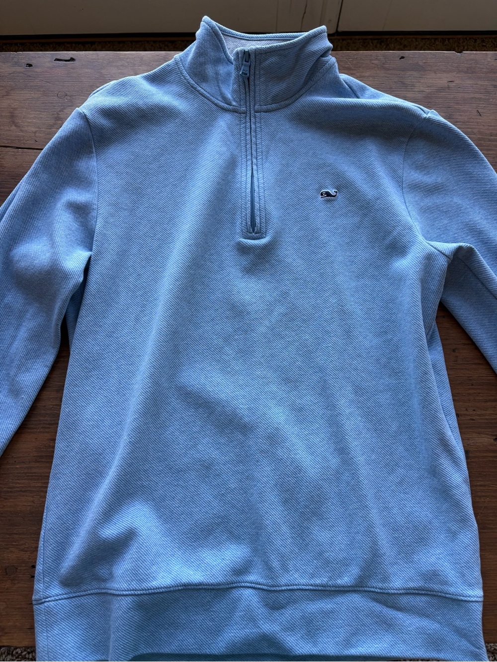 Vineyard Vines Men’s Light Blue Quarter-Zip Pullover